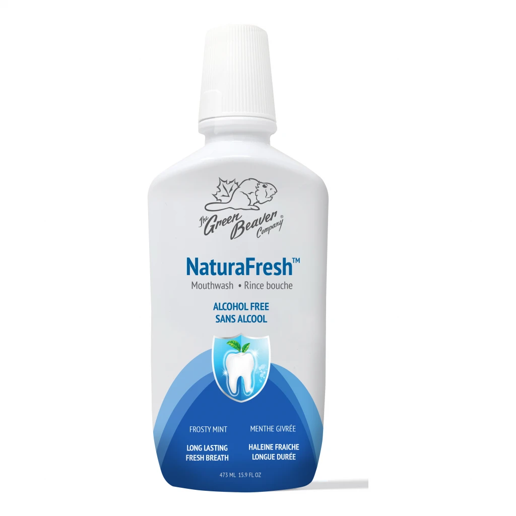 NaturaFresh Mouthwash Frosty Mint by Green Beaver