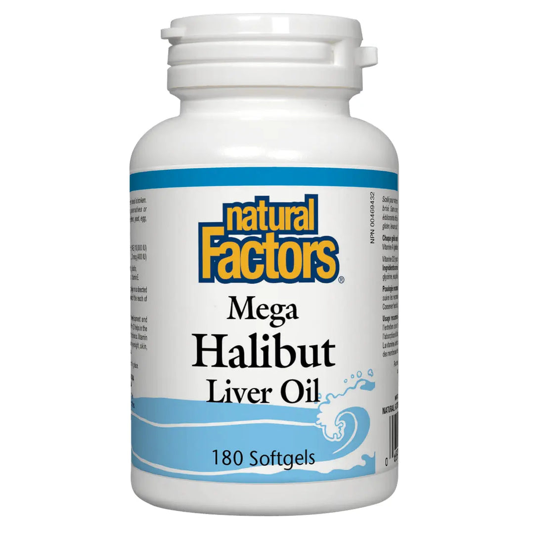 Mega Halibut Liver Oil 180softgels