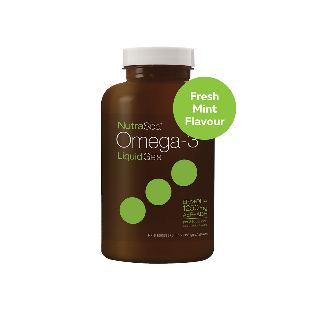 NutraSea� Omega-3 Liquid Gels, Fresh Mint / 150 softgels