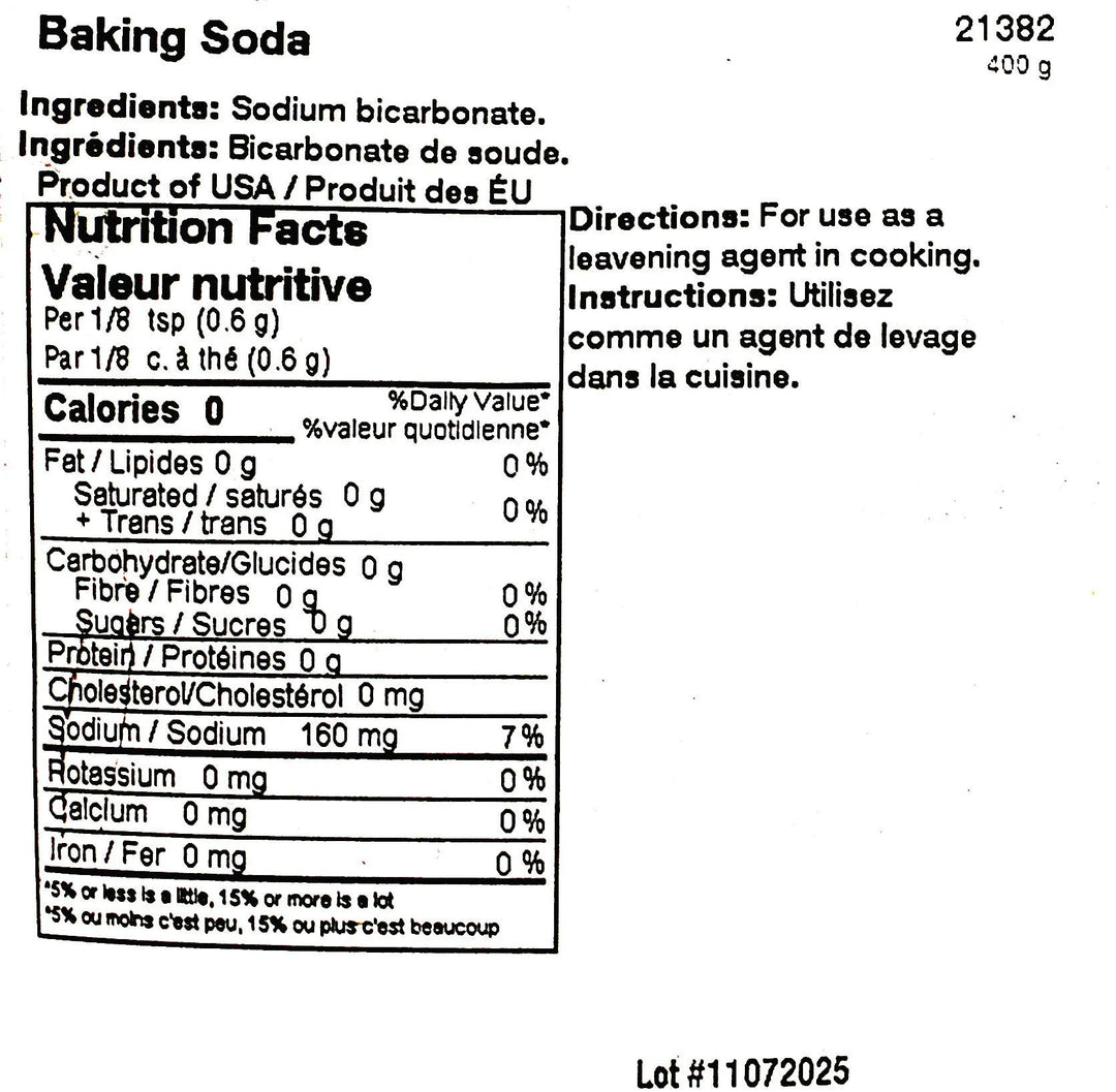 Baking Soda 400g by Vita Market