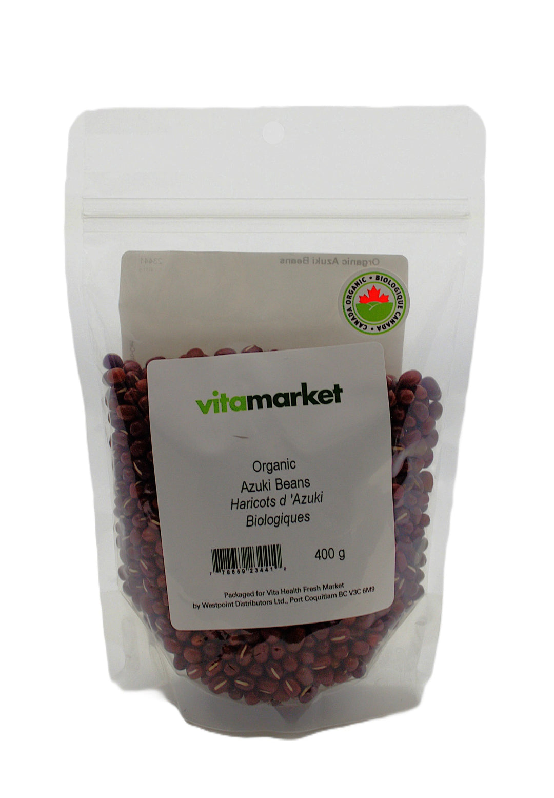 Beans Azuki Organic 400g by Vita Market