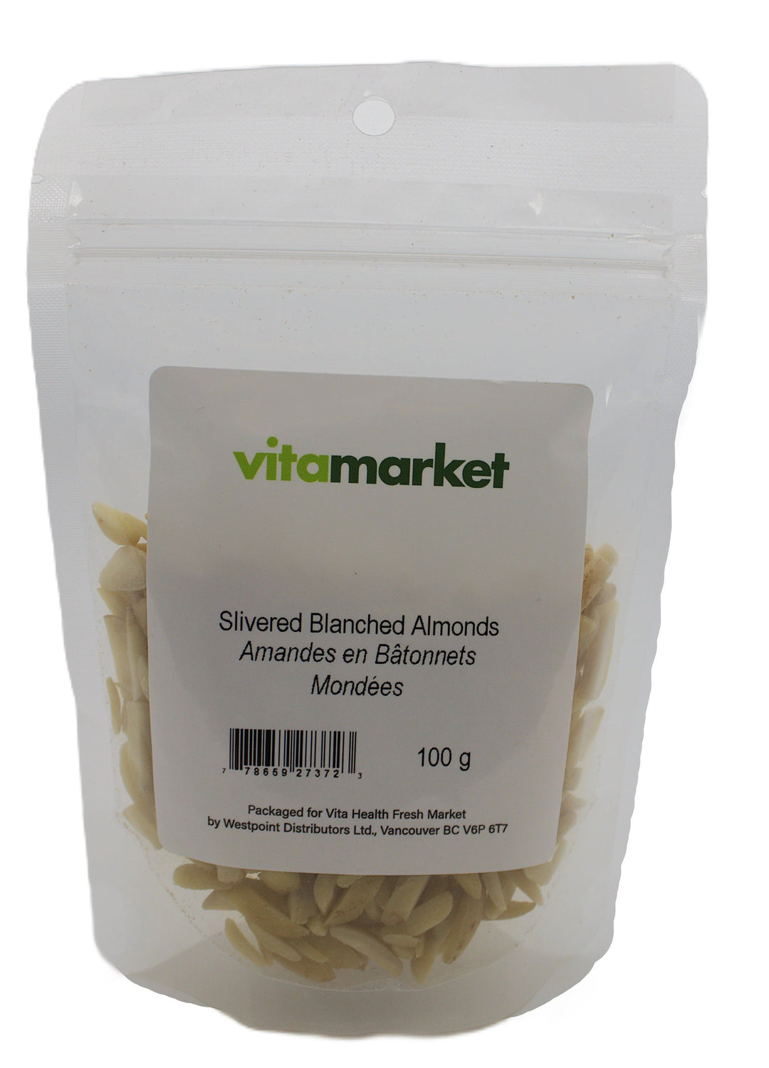 Almonds Slivered 100 100g