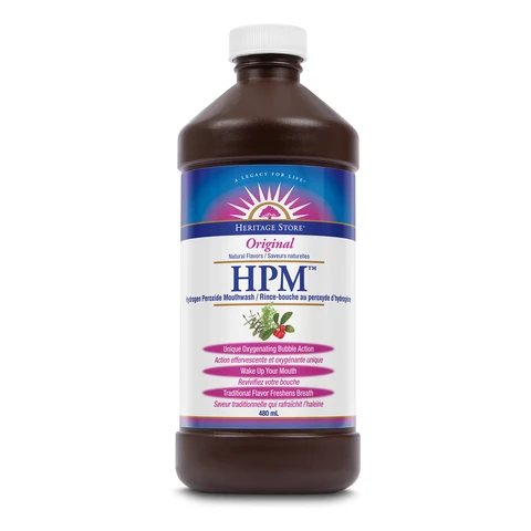 HPM Hydrogen Peroxide Mouthwash by Heritage Store