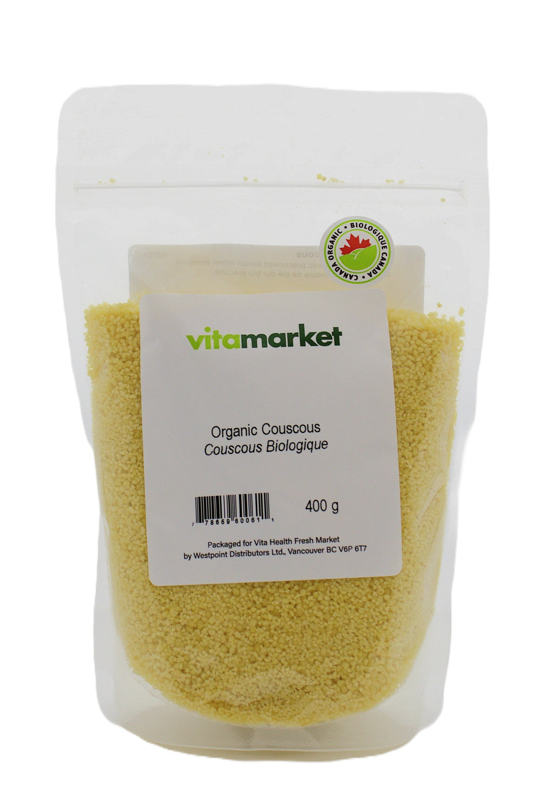 Couscous Organic 400g by Vita Market