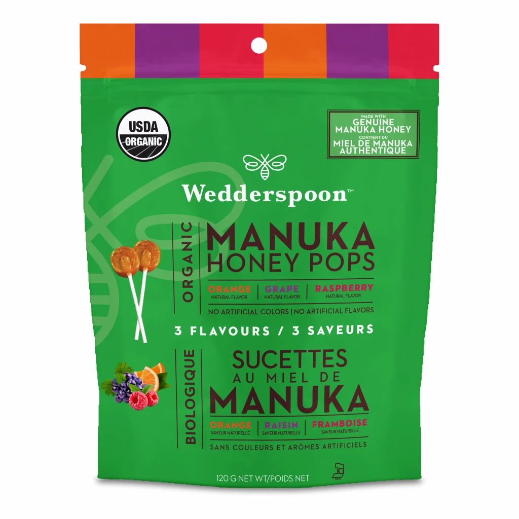 Org Manuka Honey Pops Variety Pack by Wedderspoon