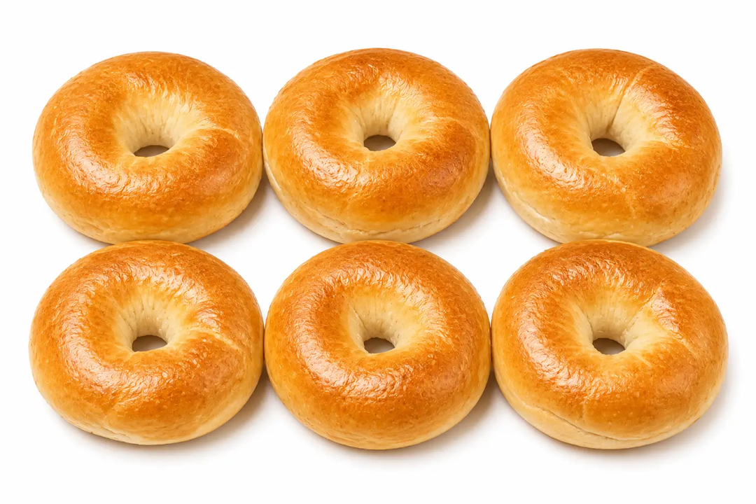 Plain Bagels 6 pack