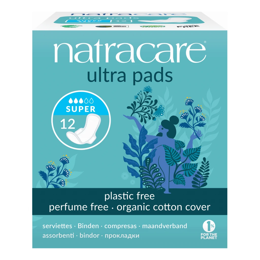 Ultra Pads W/Wings Super by NatraCare