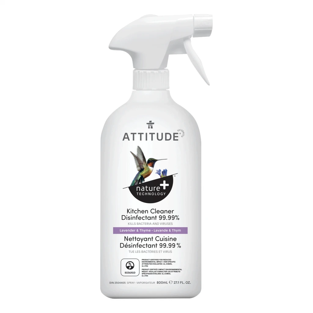 Kitchen Cleaner Disinfectant 99.99% by Attitude