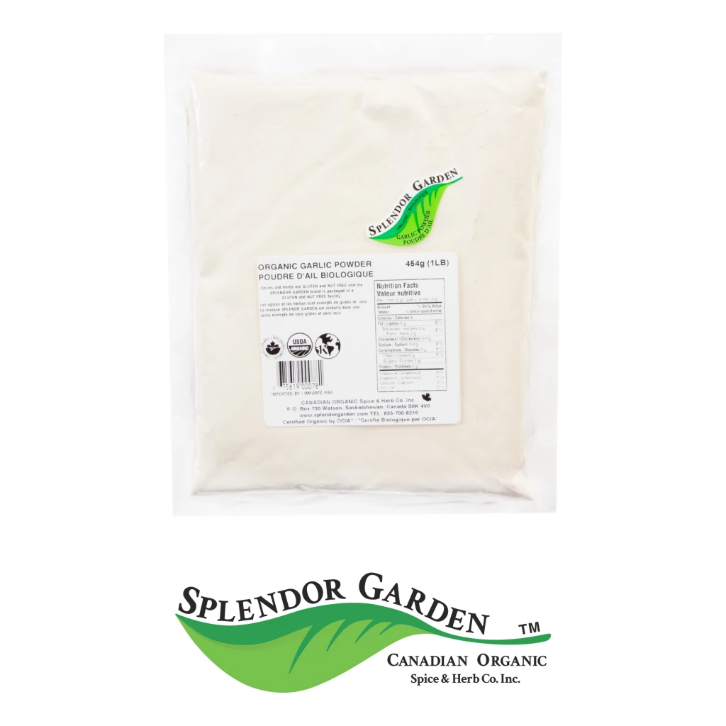 Organic Garlic Powder by Splendor Garden