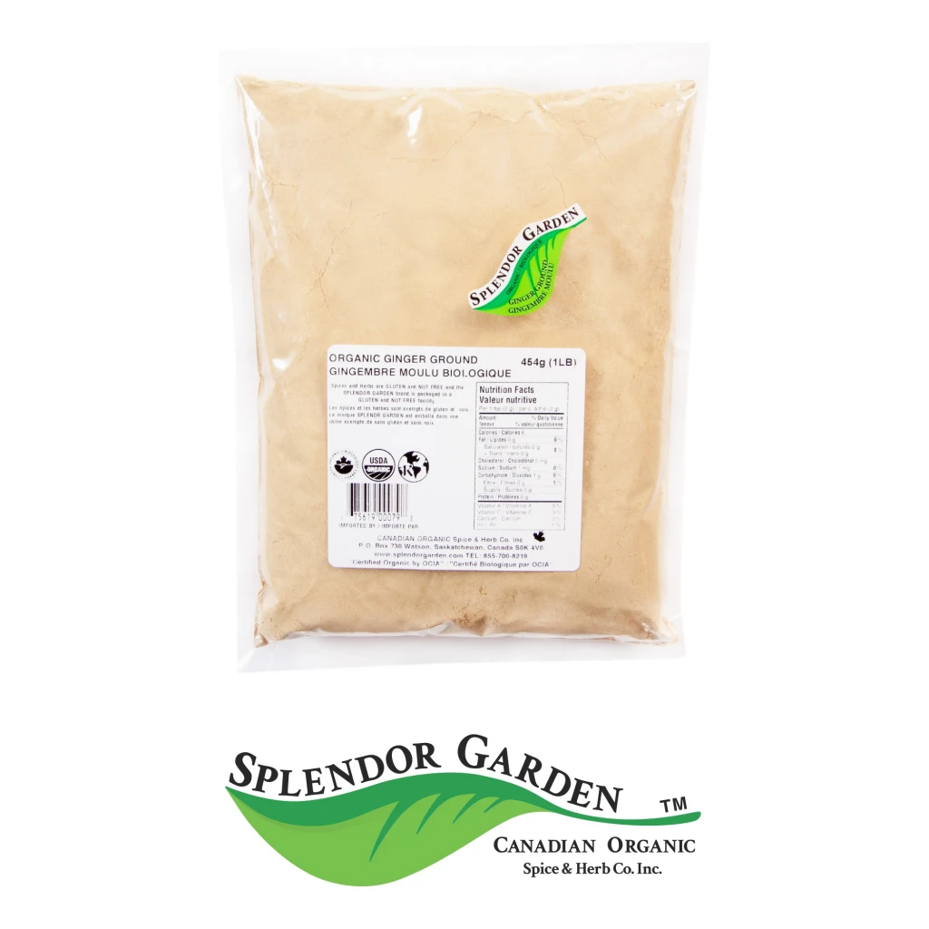Organic Ginger Ground by Splendor Garden