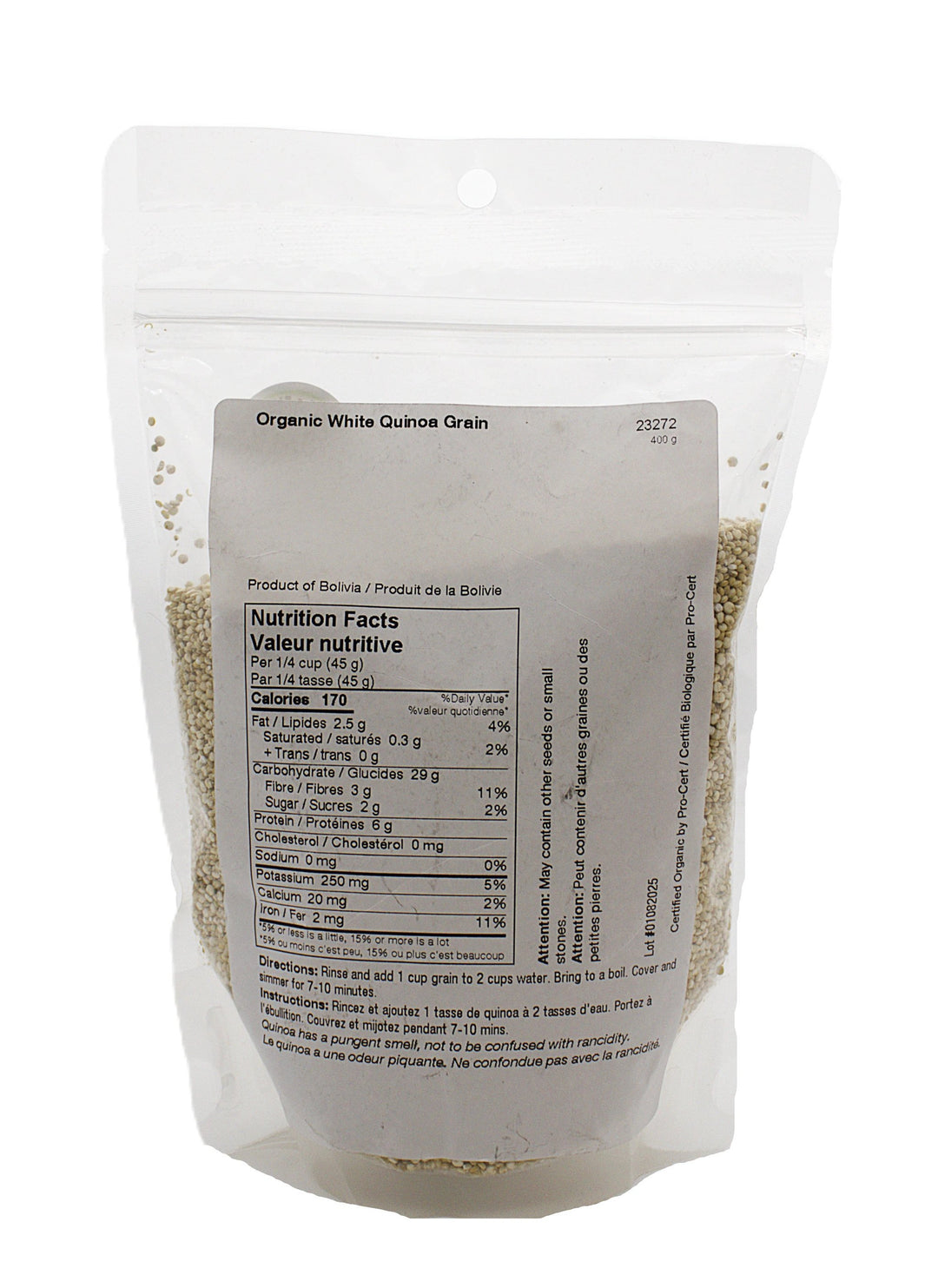 Quinoa Organic 400G 400g