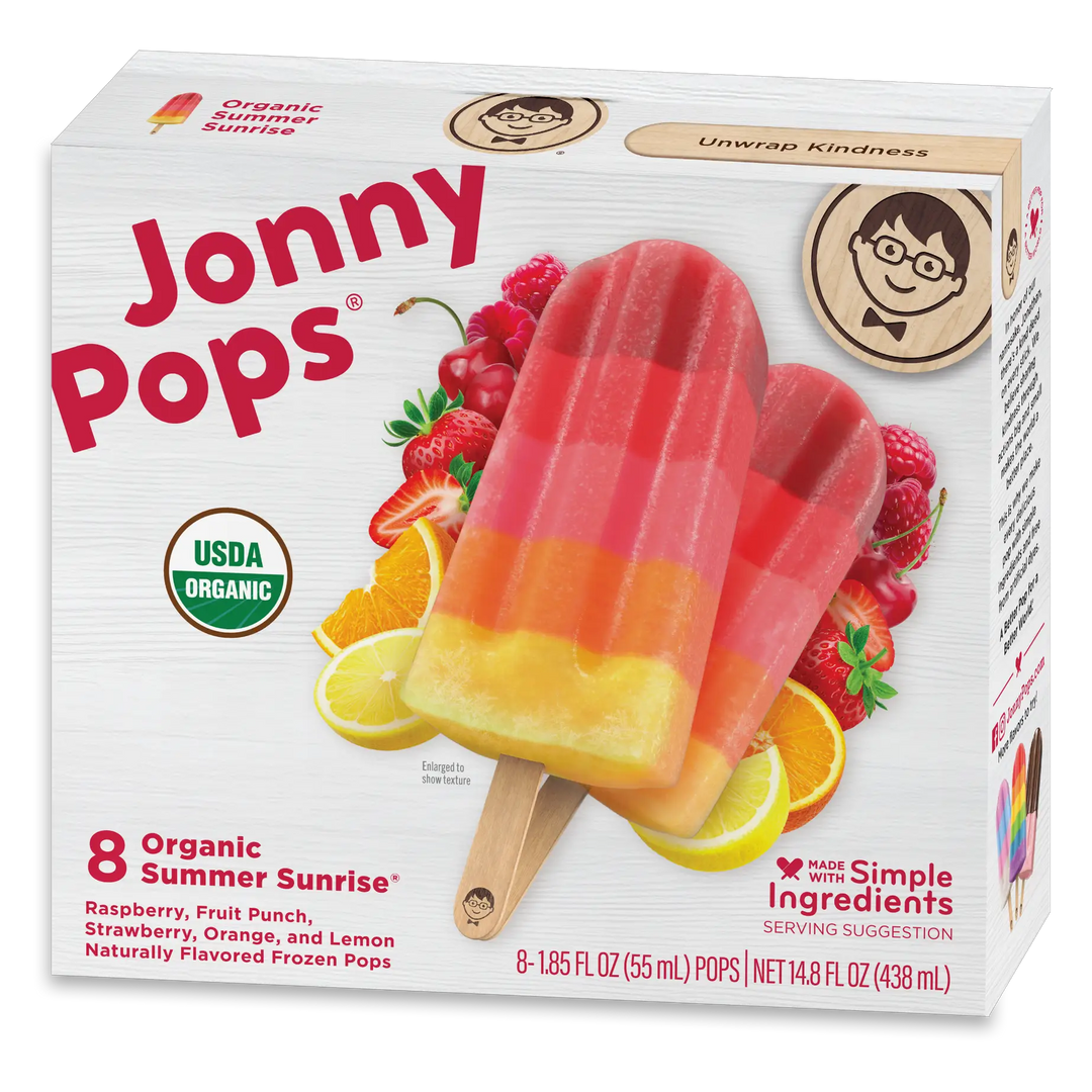 Summer Sunrise Ice Pops Organic 5x55ml