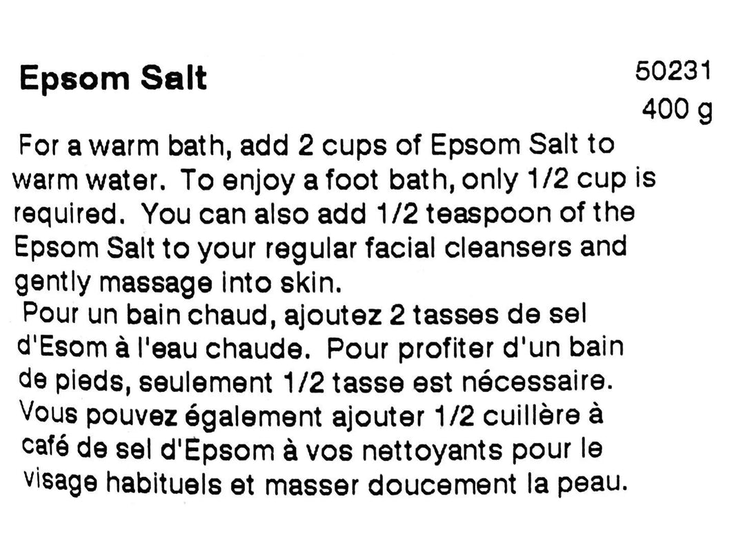 Epsom Salts 400gr
