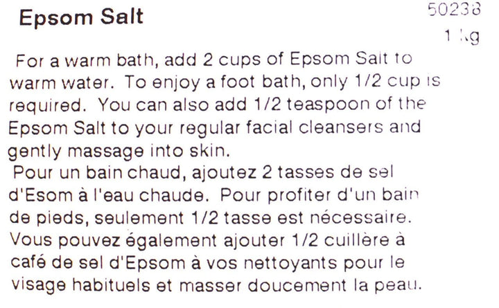 Epsom Salts 1kg