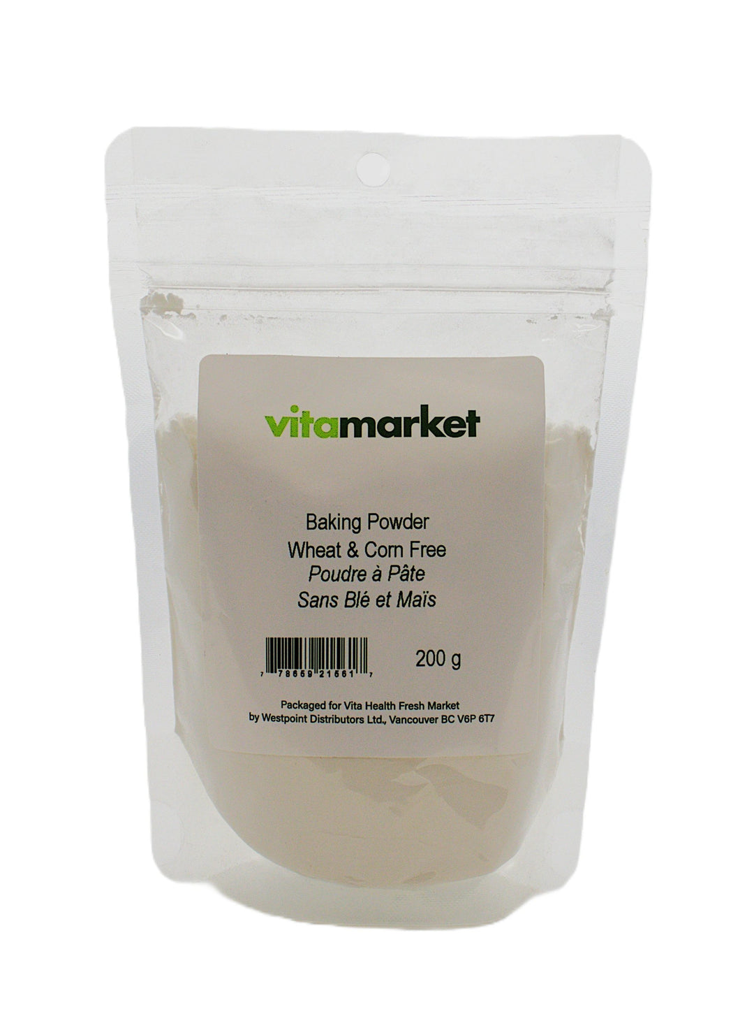 Baking Powder G/F 20 200g by Westpoint