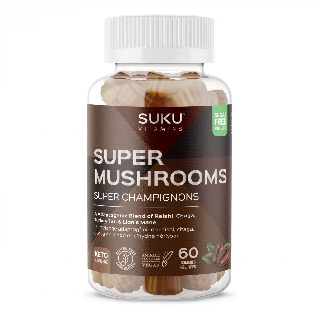Suku Vitamin Gummies Super Mushrooms 60S by Suku Vitamins