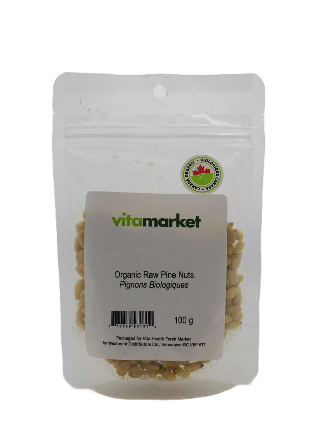 Pine Nuts Org 100g