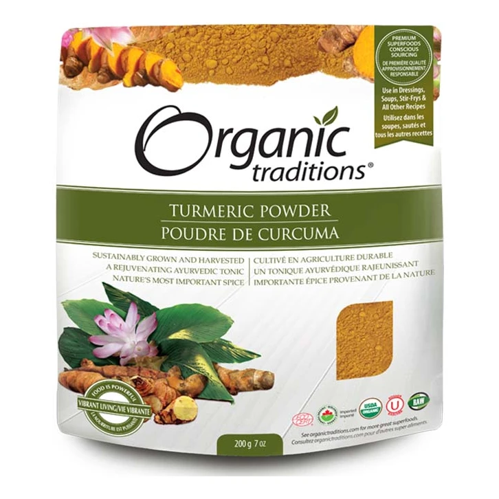Turmeric Powder 200g by Organic Traditions