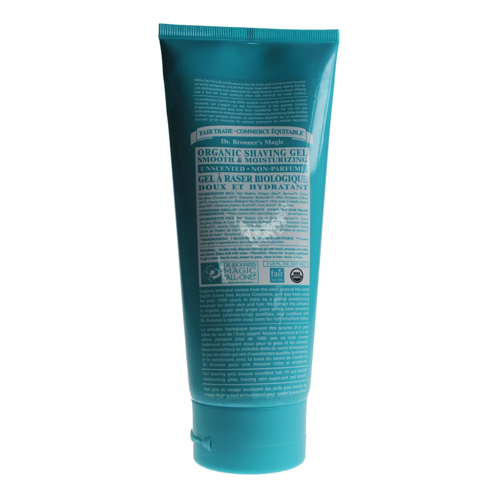 Unscented Organic Shaving Soap by Dr Bronner
