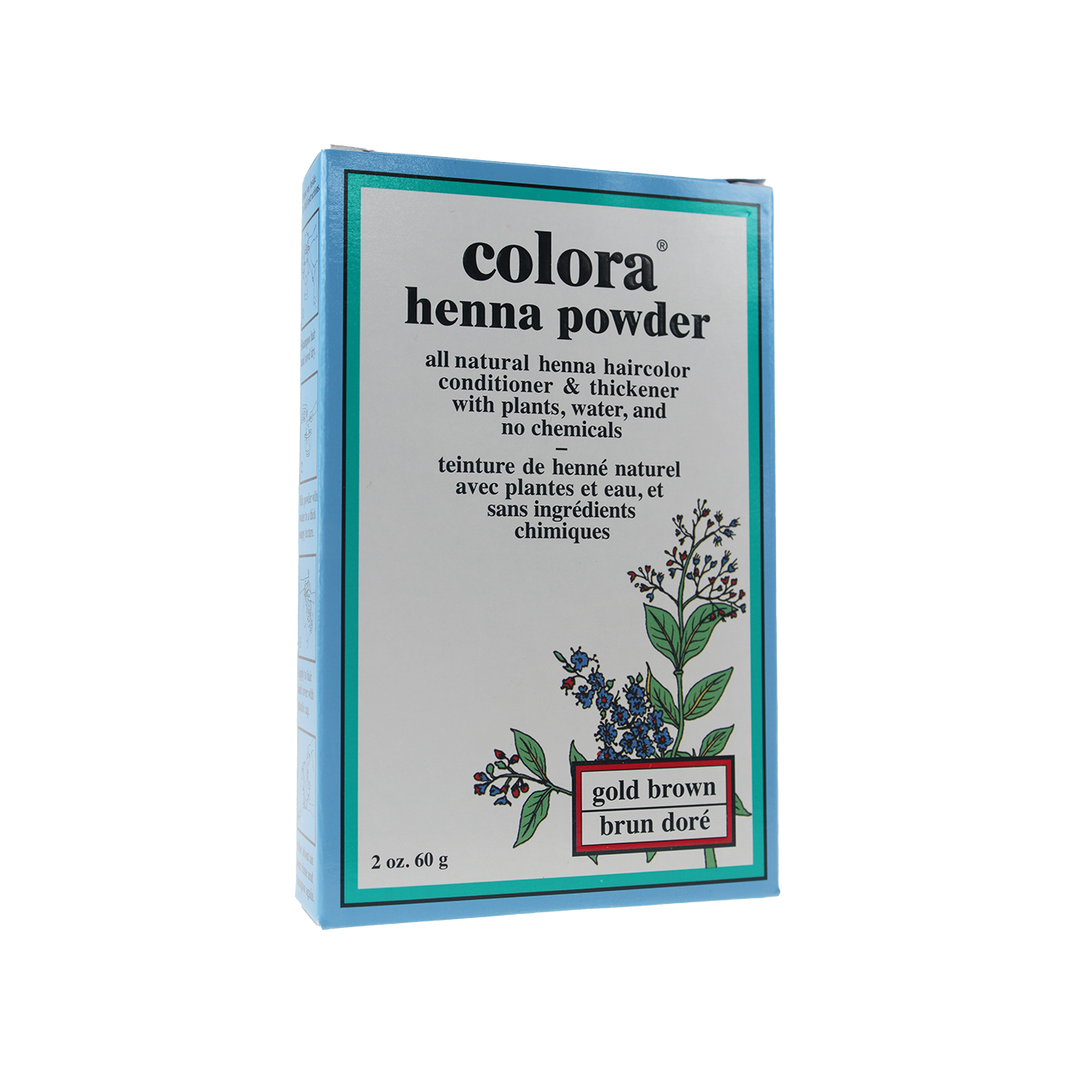 Powder Gold Brown 60g by Colora Henna