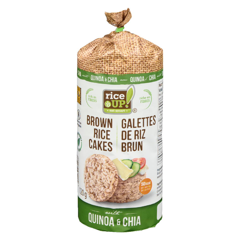Brown Rice Cakes with Chia &amp; Quinoa 120g
