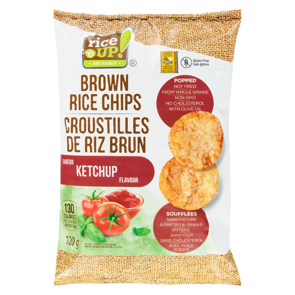 Brown Rice Chips Ketchup 120g
