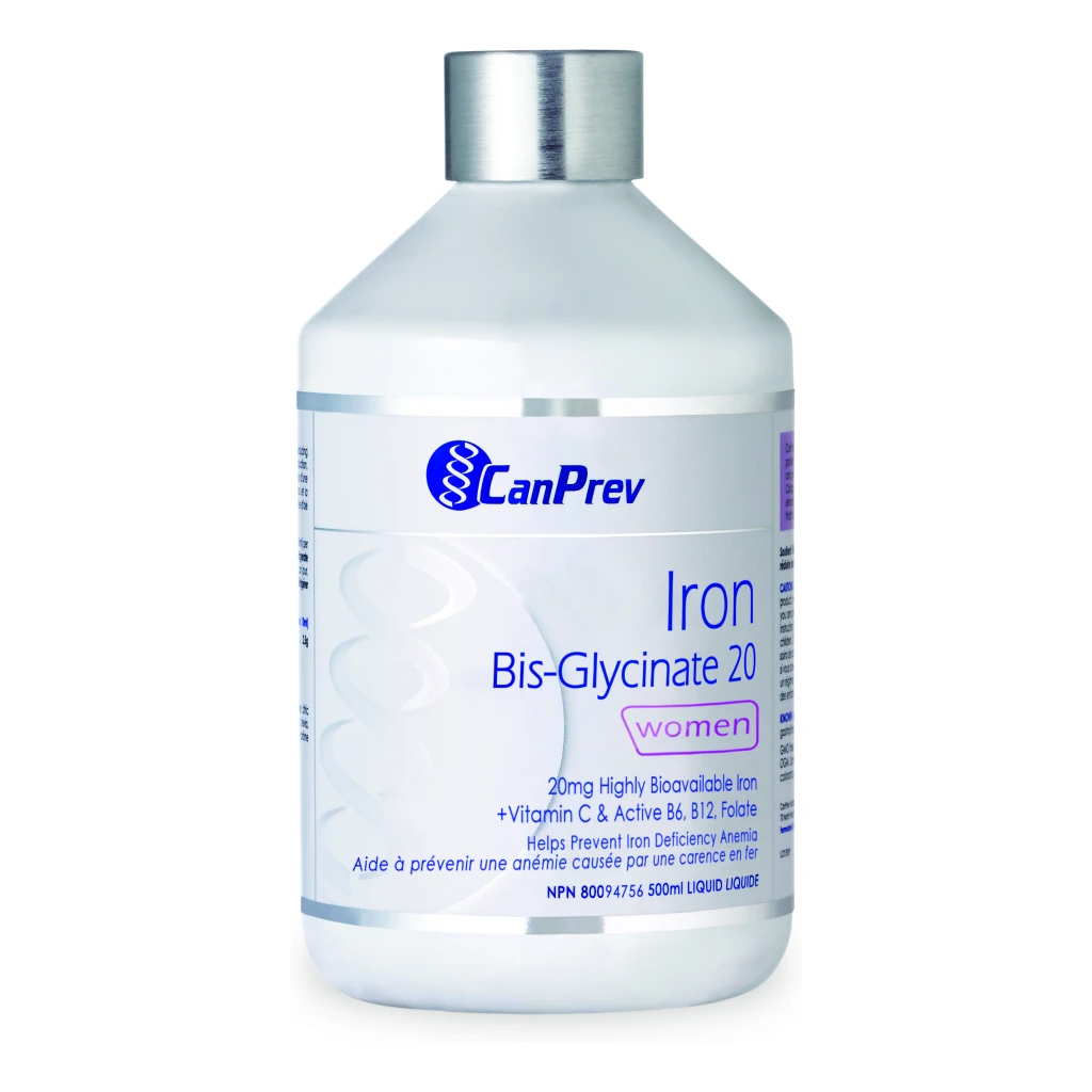 Iron Bis-Glycinate 20 Liquid by Canprev