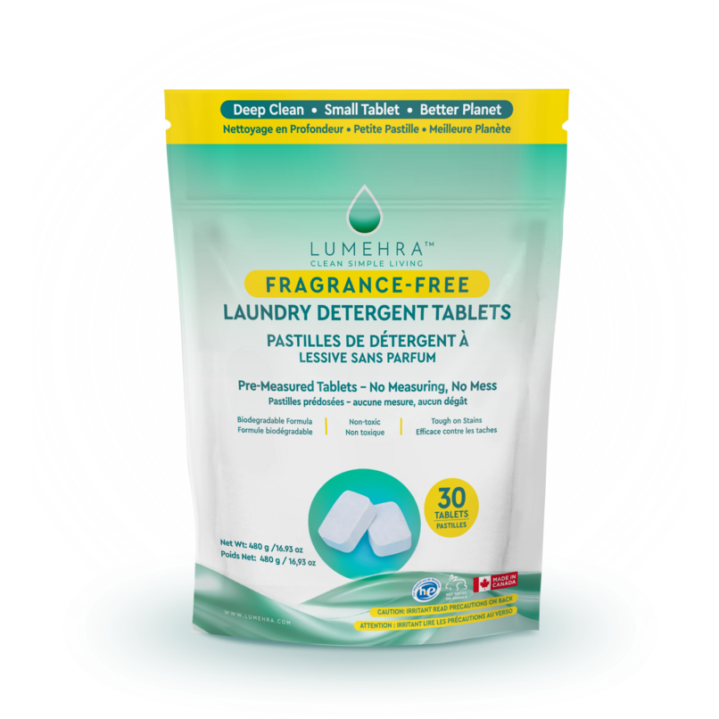 Lumehra Laundry Detergent Unscented 30ct