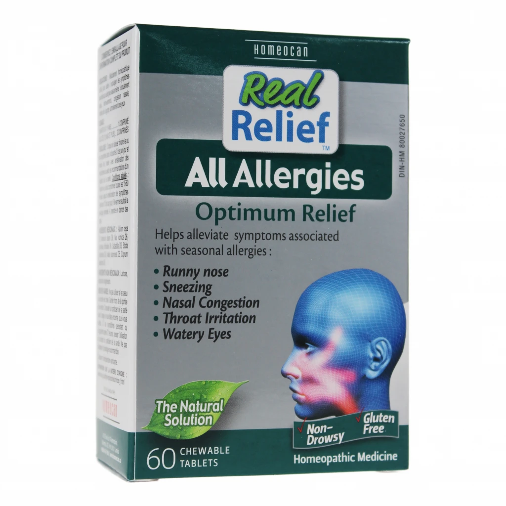 Homeocan Real Relief Allergies 60 Tabs by Homeocan