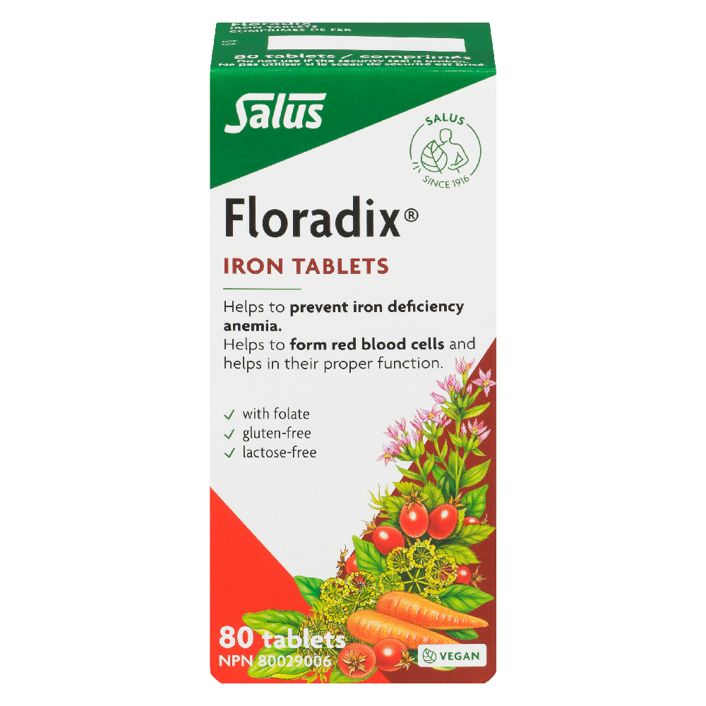 Floradix Iron Tablets 80s