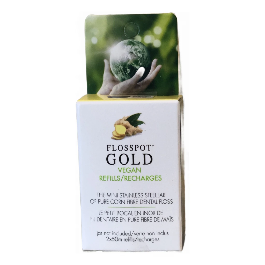 Flosspot GOLD vegan floss refill by Flosspot