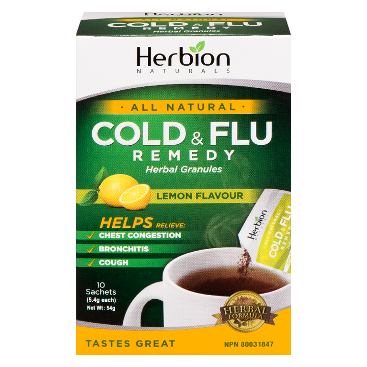 Herbion Cold &amp; Flu Lemon Flavour