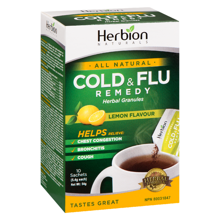 Herbion Cold &amp; Flu Lemon Flavour