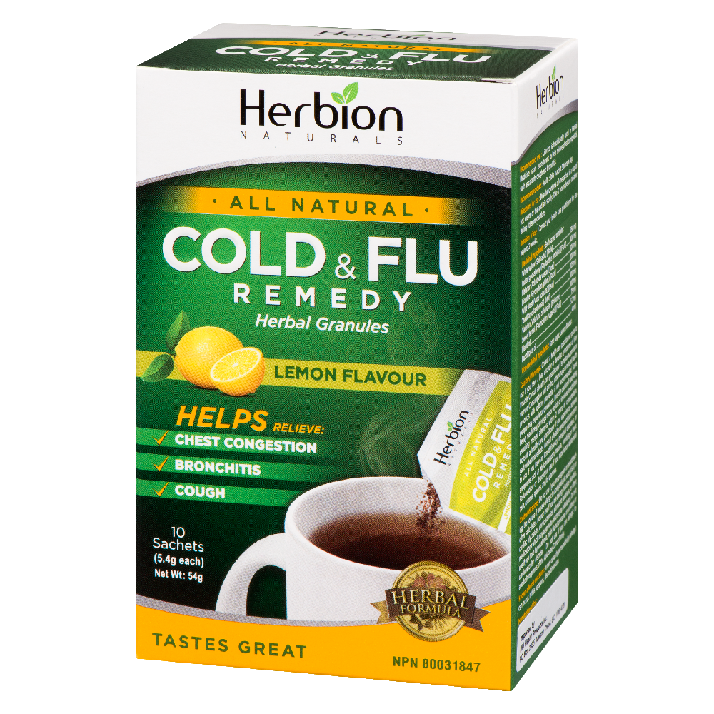 Herbion Cold &amp; Flu Lemon Flavour