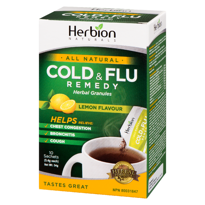 Herbion Cold &amp; Flu Lemon Flavour