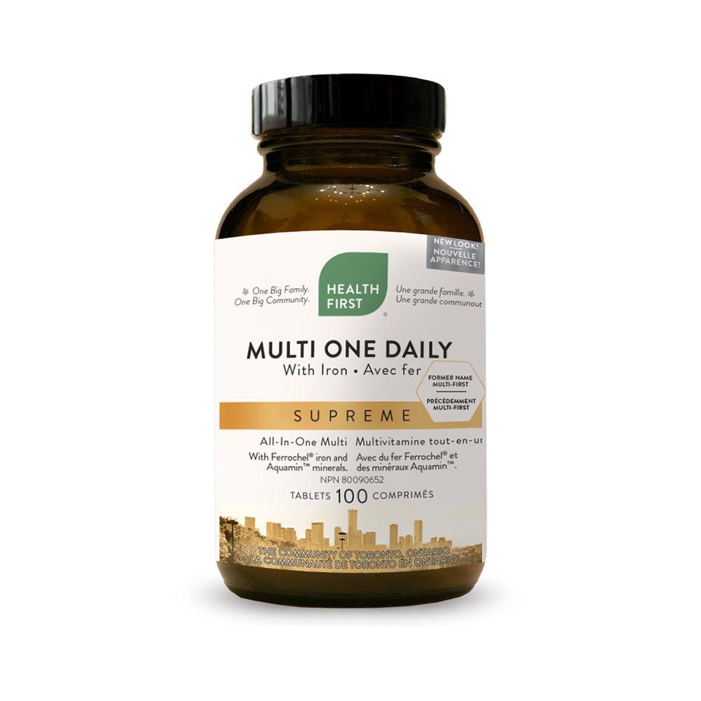 Health First Multi One Daily Supreme With Iron, 100 tablets