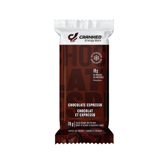 Espresso Bar 75g by Cranked Energy Bars