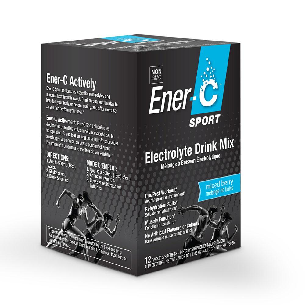 Ener-C Sport Electrolyte Drink Mix, Mixed Berry 12 packets