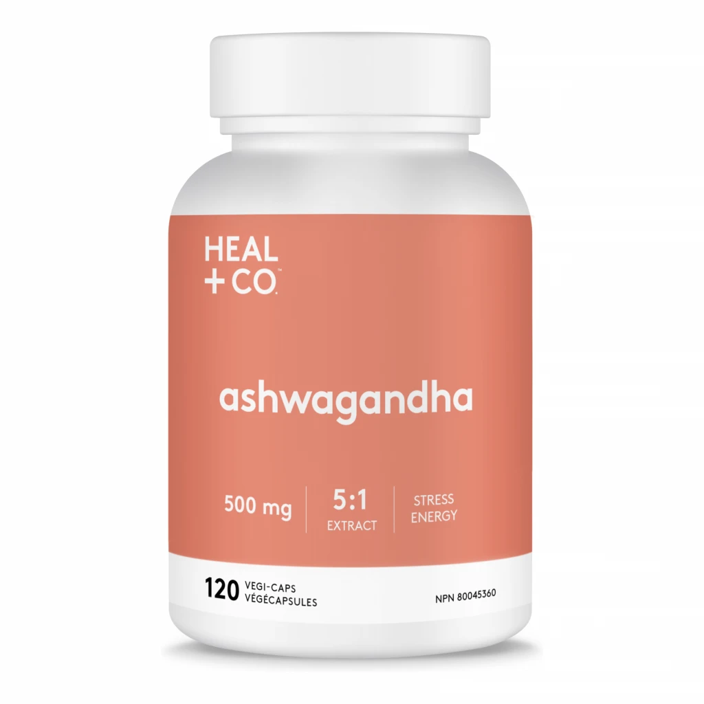 Ashwagandha (5:1 extract) 500mg by Heal + Co