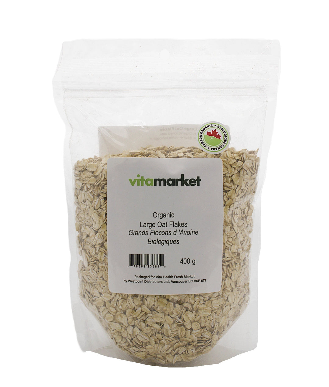 Oats Large Flake Organic 400g