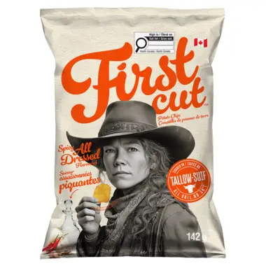 Spicy All Dressed Tallow Chips 142g