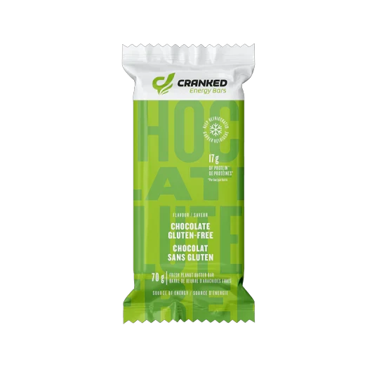 Chocolate Bar GF 75g by Cranked Energy Bars