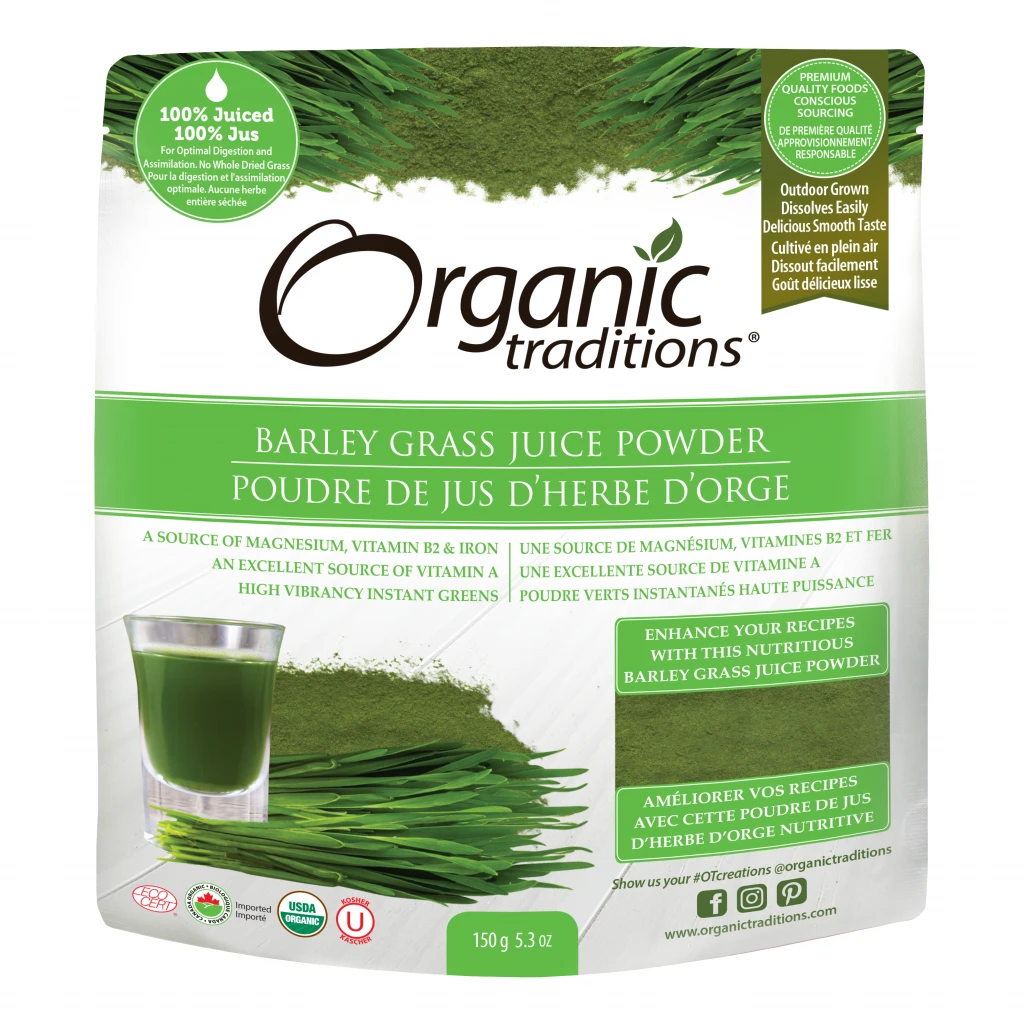 Organic Traditions Barley grass 150G by Organic Traditions