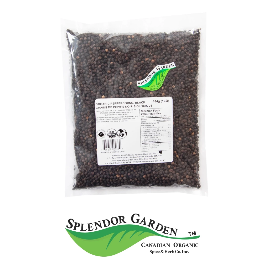 Black Peppercorns 454g by Splendor Garden