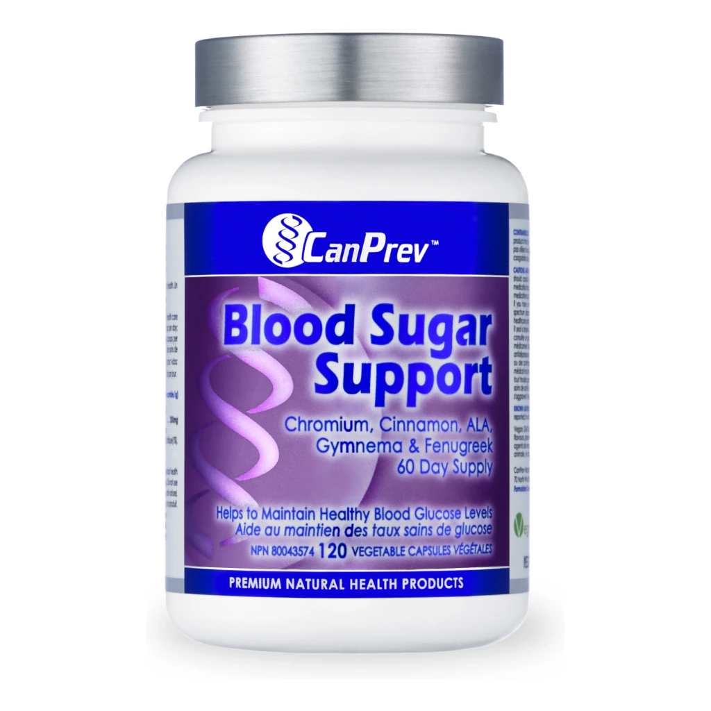 Blood Sugar Support 120Veg Caps by Canprev