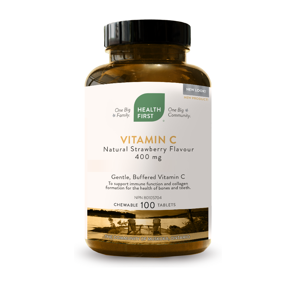 Health First Vitamin C, 100 chewable tablets by Health First