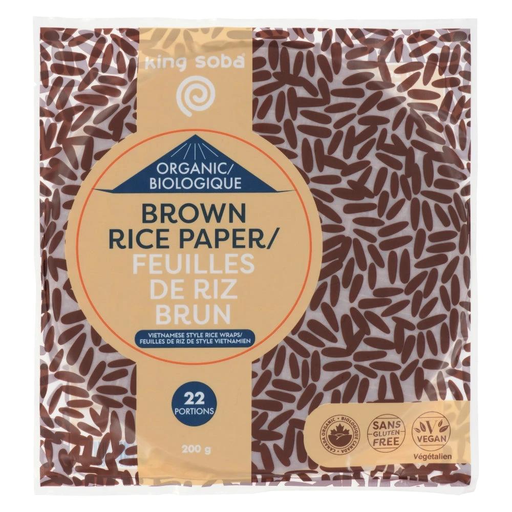 Organic Brown Rice Paper Wrap