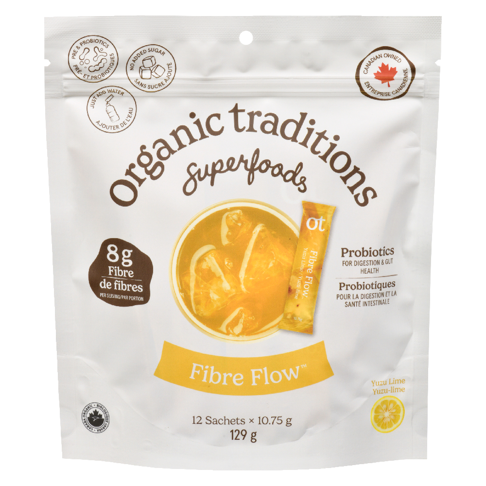 Yuzu Lime Fibre Flow Superfoods 12ct