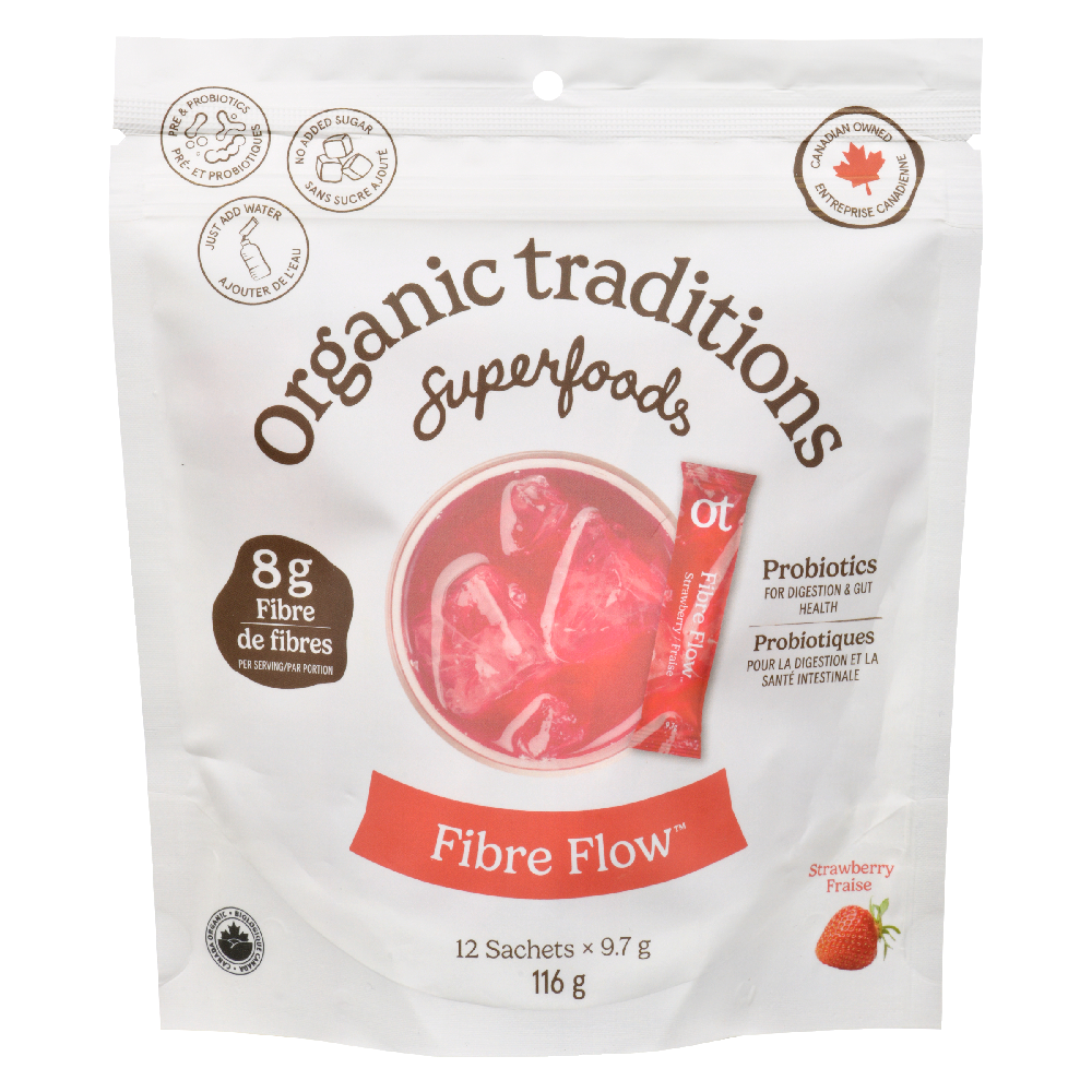 Strawberry Fibre Flow Superfoods 12ct