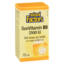 Load image into Gallery viewer, Vit D 2500IU 15ml